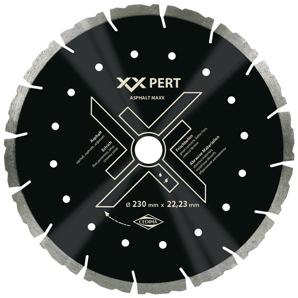 Cedima XX PERT DIAMANT-TRENNSCHEIBE ASPHALT MAXX 125mm-800mm